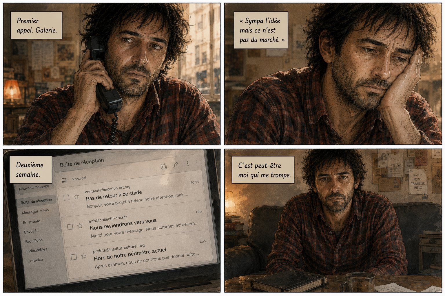 IA’m — planche 04 : Les premiers refus