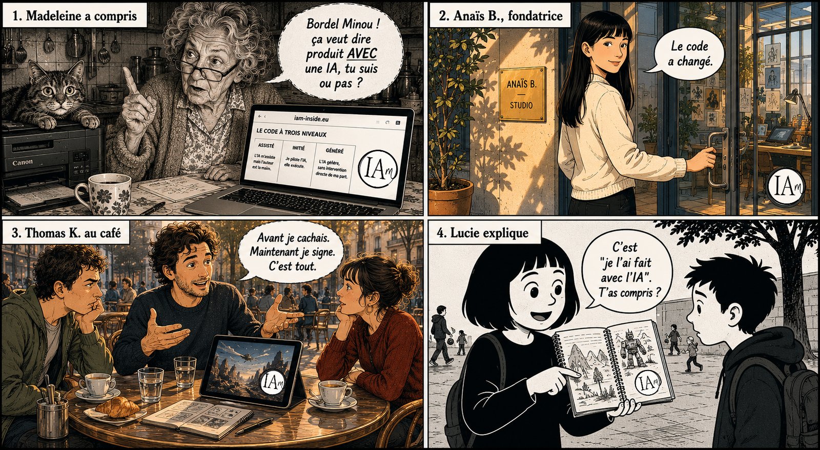 IA’m — planche 11 : Témoins — l'acceptation