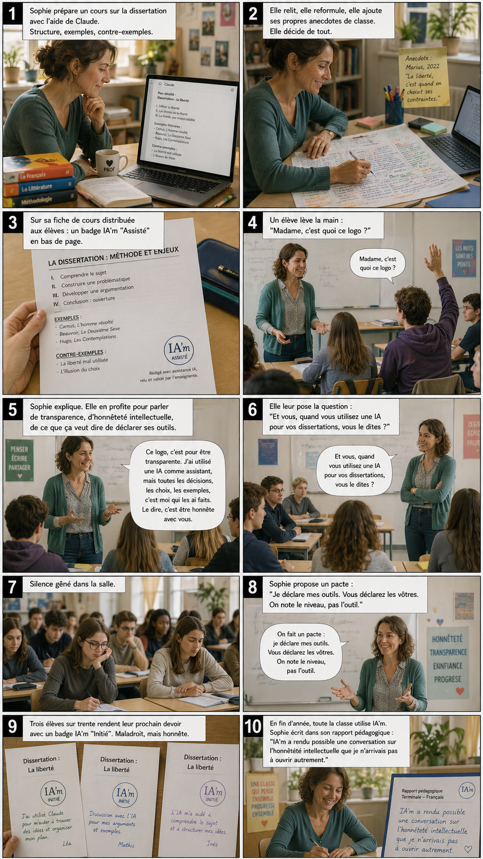 Cas d'usage enseignant