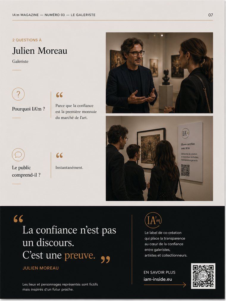 Pages intérieures — Numéro 03, entretien avec Julien Moreau