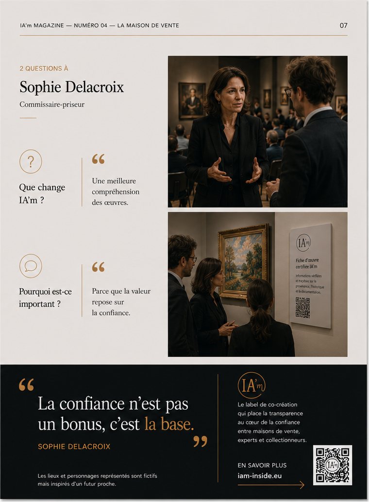 Pages intérieures — Numéro 04, entretien avec Sophie Delacroix