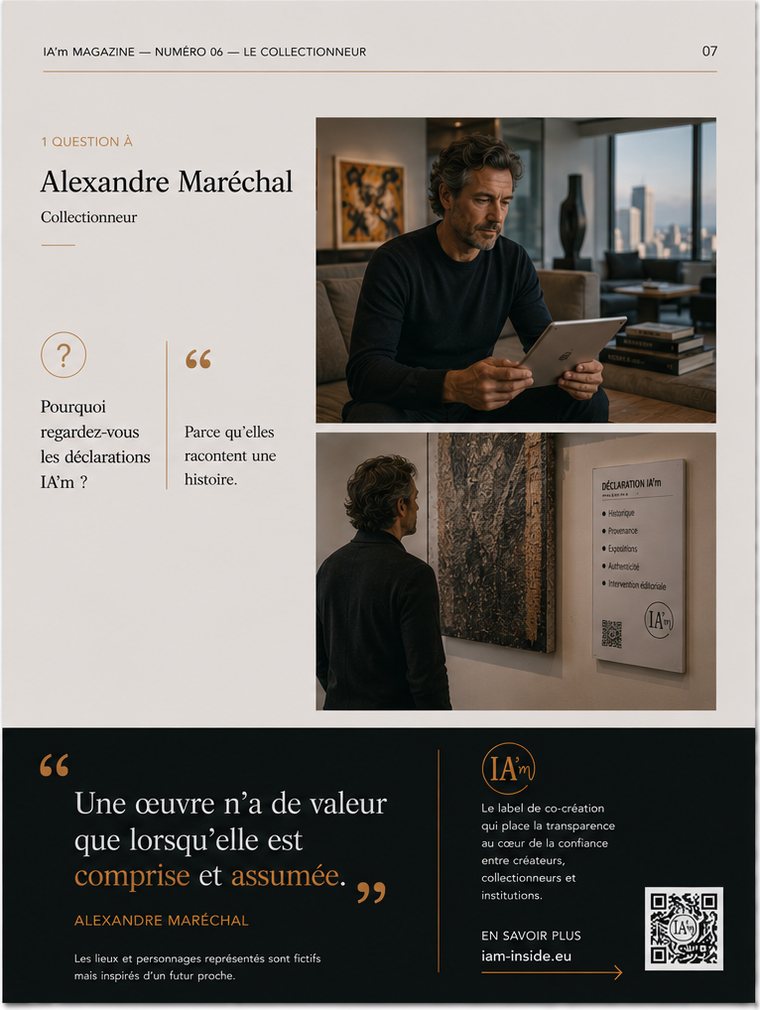 Pages intérieures — Numéro 06, entretien avec Alexandre Maréchal