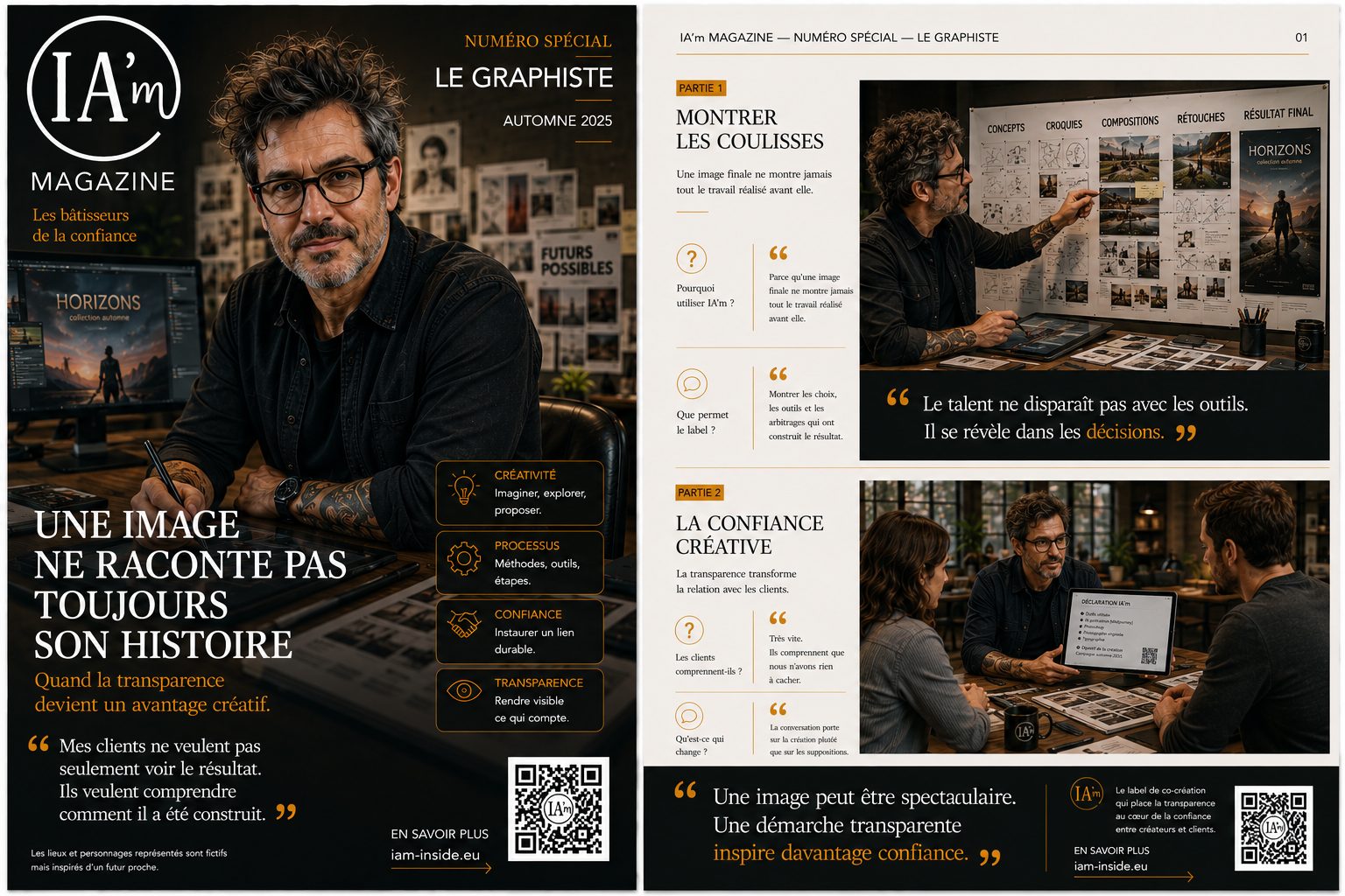 Pages intérieures — Numéro spécial, Le Graphiste